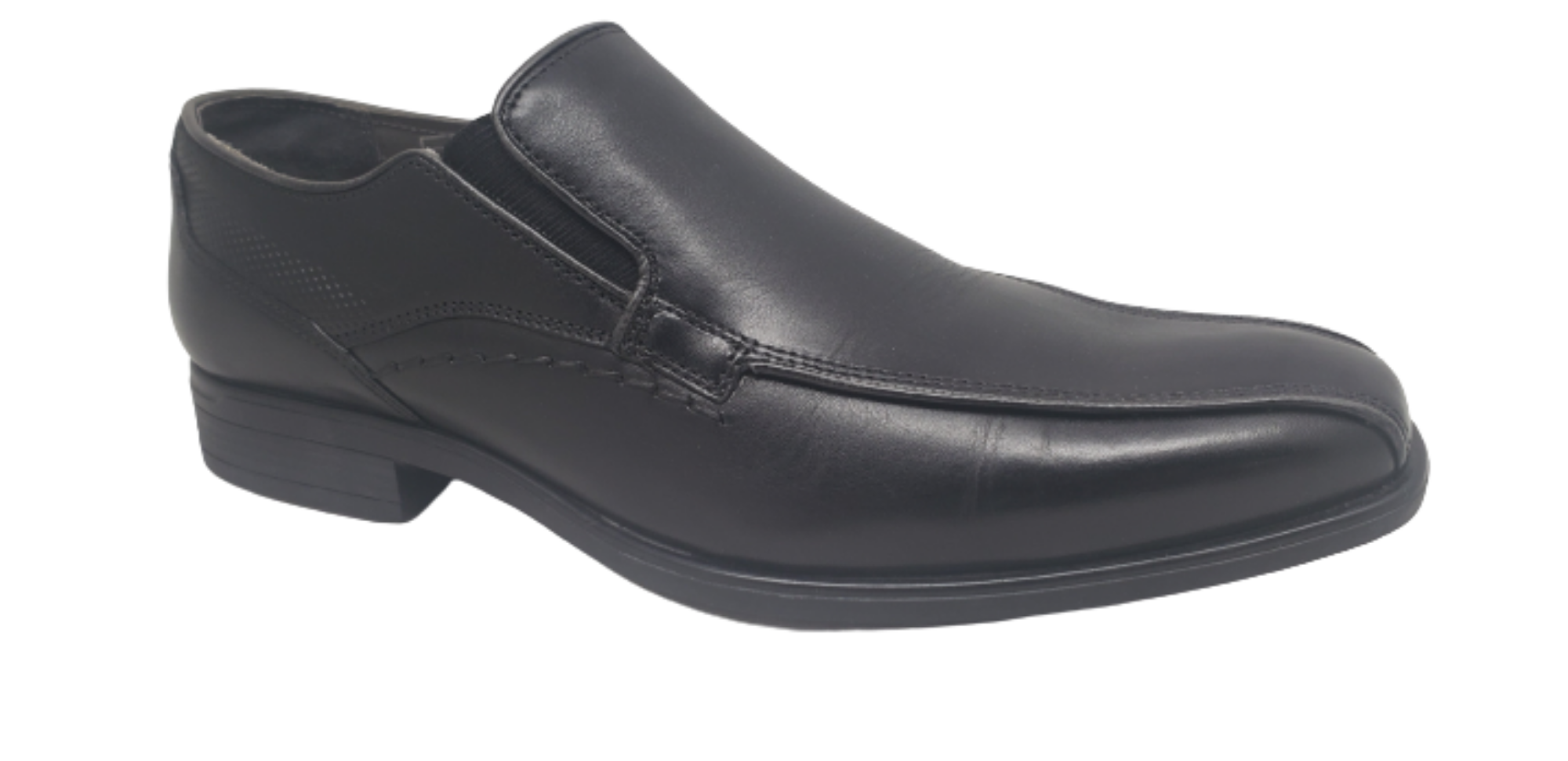 HUSH PUPPIES HM01238-001 CARTER MADDOW / BLACK LEATHER
